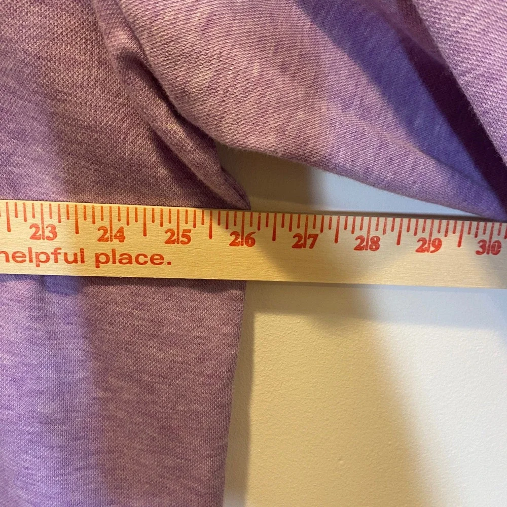 Polo Ralph Lauren Quarter Zip Mens XXL Purple NWT Heathered Pullover Sweater